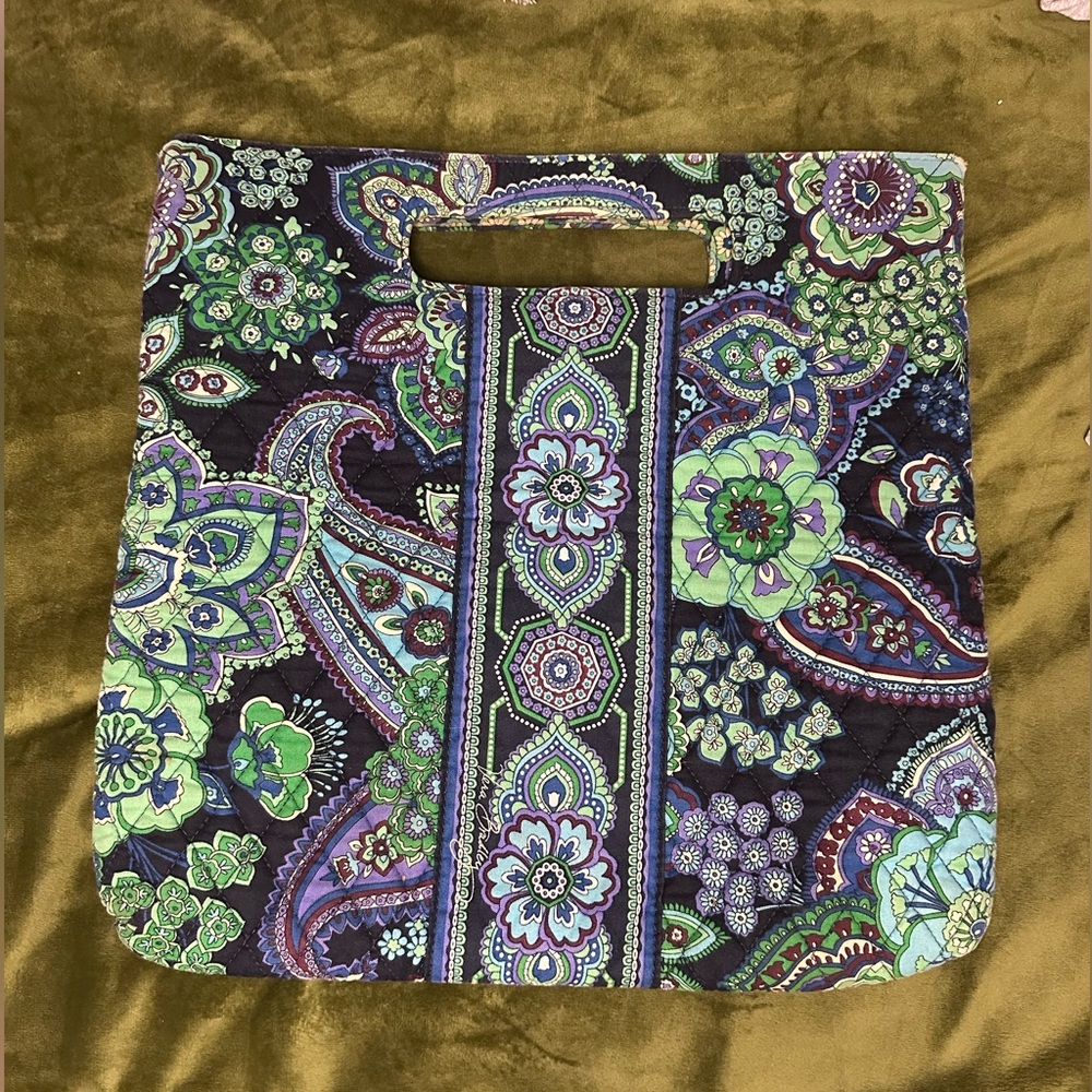 Vera Bradley Rhapsody Paisley Quilted Purse Tote Handbag
